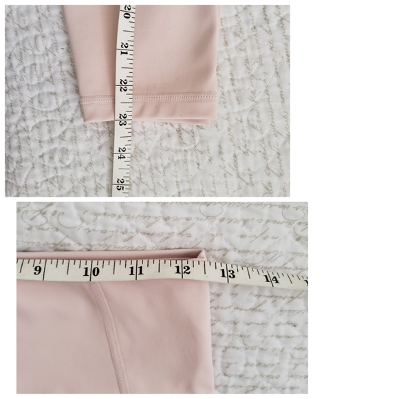 ATHLETA eclipse 7/8 Ballerina pink mesh tights S - Picture 6 of 9